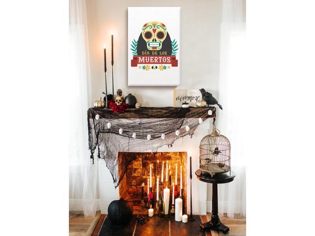 Awkward Styles Skull Canvas Wall Art Día de Los Muertos Home Decor Prints