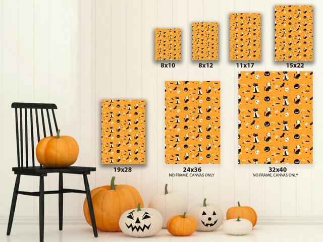 Awkward Styles Halloween Canvas Wall Art Fall Pattern Home Decor Prints