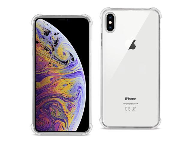 Reiko iPhone XS Max Clear Bumper Case With Air Cushion Protection In Clear