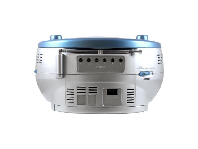 Hamilton Buhl 5050ULTRA Educational Boombox Home CD Player Recorder Blue 12inx9inx6in - image 7