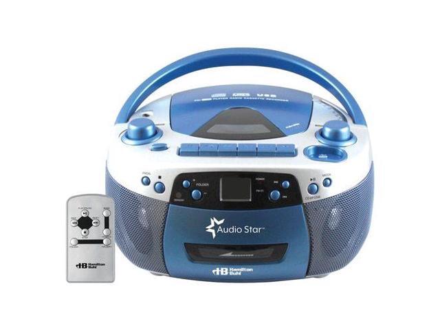 Hamilton Buhl 5050ULTRA Educational Boombox Home CD Player Recorder Blue 12inx9inx6in - image 5