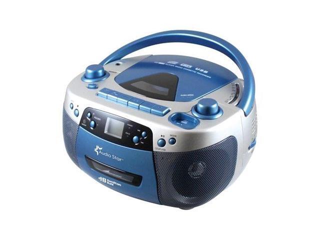 Hamilton Buhl 5050ULTRA Educational Boombox Home CD Player Recorder Blue 12inx9inx6in - image 8