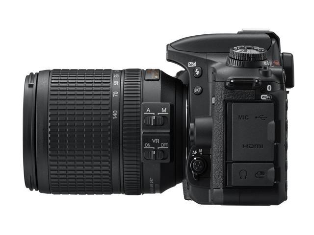 Nikon - D7500 DSLR 4K Video Camera with AF-S DX NIKKOR 18-140mm f/3.5-5.6G ED VR lens - Black - image 6