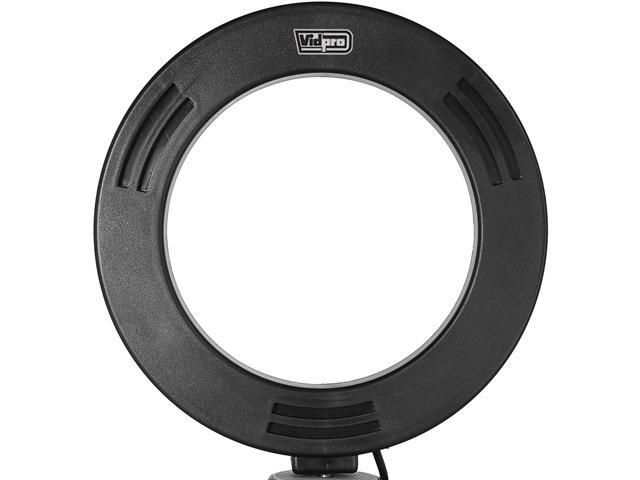 vidpro rl-6 6' inch led ring light kit with mini tripod and ball head. usb powered for portraits, makeup, modelling, vloggers,