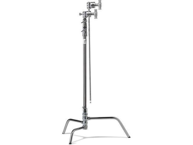 Kupo 40' Master C-Stand with Turtle Base Kit, Includes 2.5' Grip Head and 40' Grip Arm with Hex Stud, 22lbs Capacity, Silver