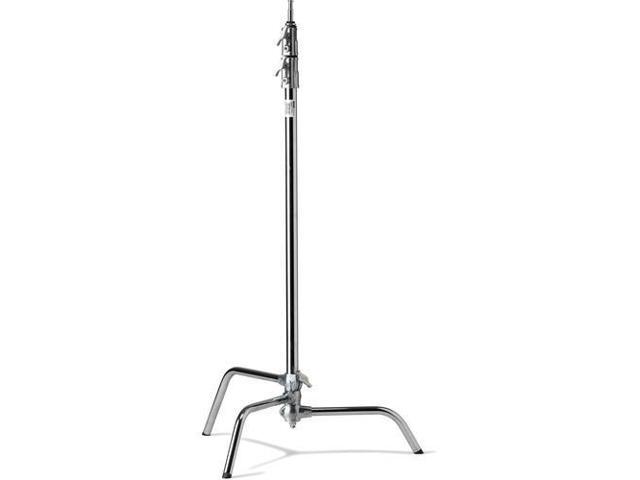 Kupo 40' Master Raiser C-Stand with Sliding Leg, 12' Maximum Extension, 22lbs Load Capacity, Silver