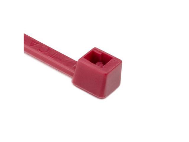 HellermannTyton 116-01812 Standard Cable Tie 4' Long UL Rated 18lb Tensile Strength PA66 Red 100/pkg