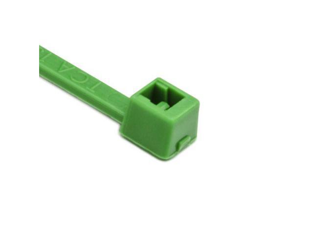 HellermannTyton 116-01815 Standard Cable Tie 4' Long UL Rated 18lb Tensile Strength PA66 Green 100/pkg