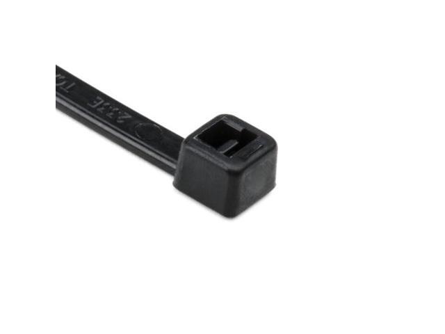 HellermannTyton - Cable Tie,8' x 1/8', Black, 30 lb./ 100 pk