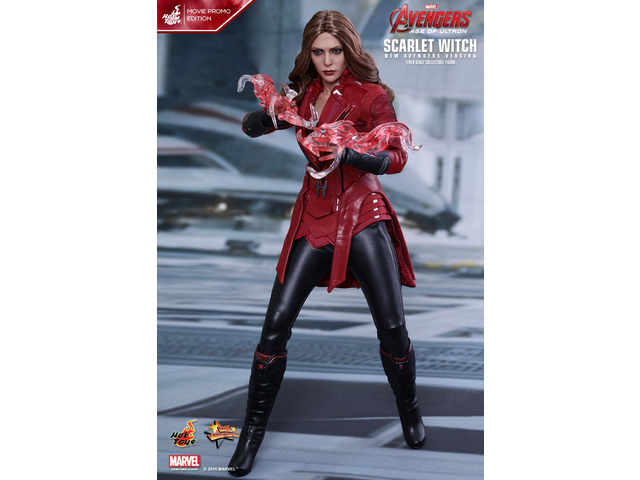 HOT TOYS 1/6 MARVEL AVENGERS MMS357 SCARLET WITCH MOVIE PROMO EDITION FIGURE