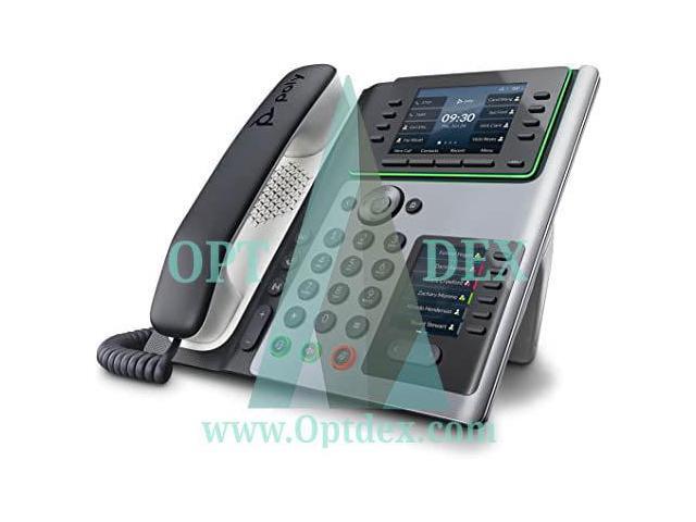 Poly Edge E400 Corded Conference Telephone Silver/Black (2200-87835-025)