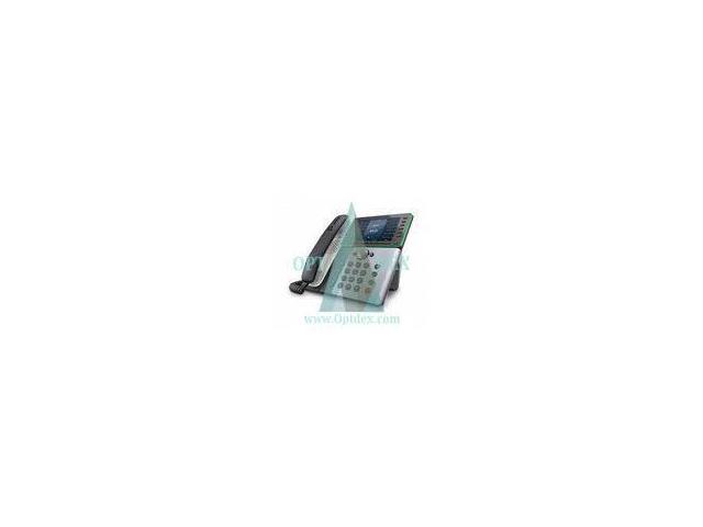 Poly Edge E350 Corded Conference Telephone Silver/Black (2200-87010-025)