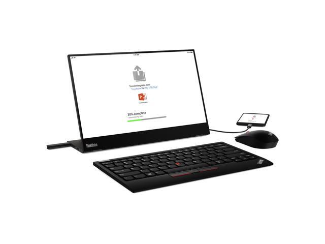Lenovo ThinkVision M14t 14' USB-C Mobile Monitor with Touch Screen