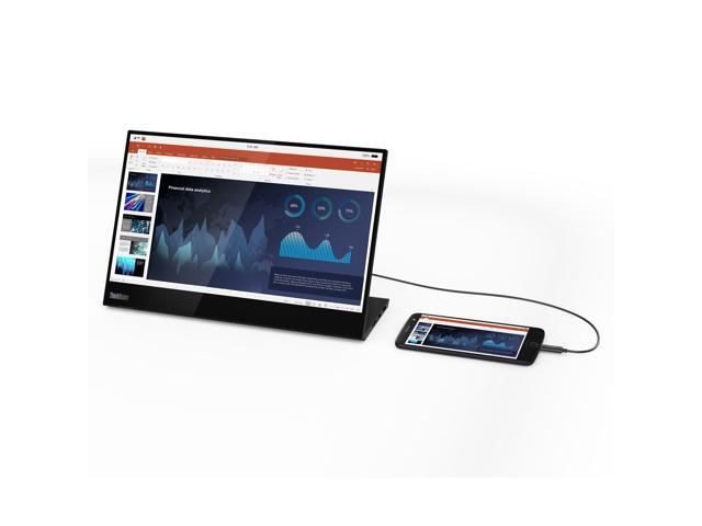 Lenovo ThinkVision M14t 14' USB-C Mobile Monitor with Touch Screen