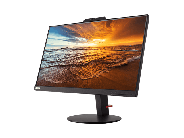 Lenovo ThinkVision T22v-10 22' (21.5' Viewable) Full HD 1920 x 1080P 60Hz, 4ms IPS Monitor with Built-in Speakers, Webcam and Height Adjustable...
