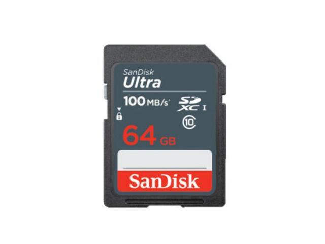 SanDisk SDSDUNR-064G-GN3IN CVK 64GB 9pin SDXC r100MB/s C10 UHS-I SanDisk Ultra SDXC Memory Card Retail