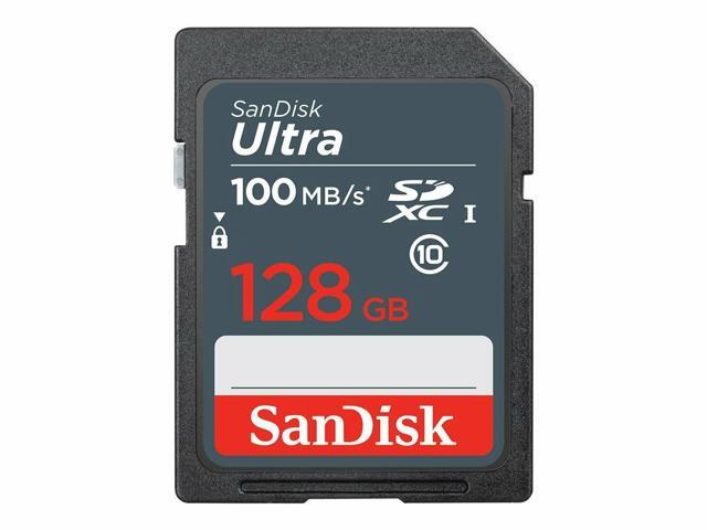 SanDisk SDSDUNR-128G-GN3IN CYU 128GB 9pin SDXC r100MB/s C10 UHS-I SanDisk Ultra SDXC Memory Card Retail