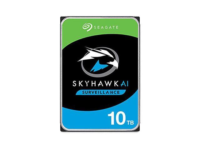 Seagate Skyhawk AI 10TB Video Internal Hard Drive HDD - 3.5 Inch SATA 6Gb/s 256MB Cache for DVR NVR Security Camera System with in-House Rescue...