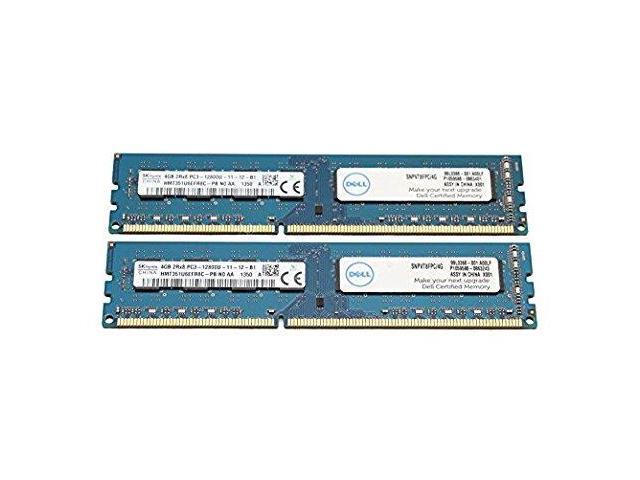 2 x 4GB (8GB Total) Hynix HMT351U6EFR8C-PB 4GB PC3-12800U Desktop Memory