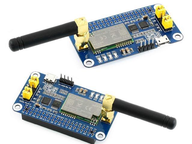 SX1262 LoRa HAT for Raspberry Pi Series Boards 915MHz Frequency Band,Support Data Transmission up to 5km,Wake on Radio,Wireless Config, Carrier...