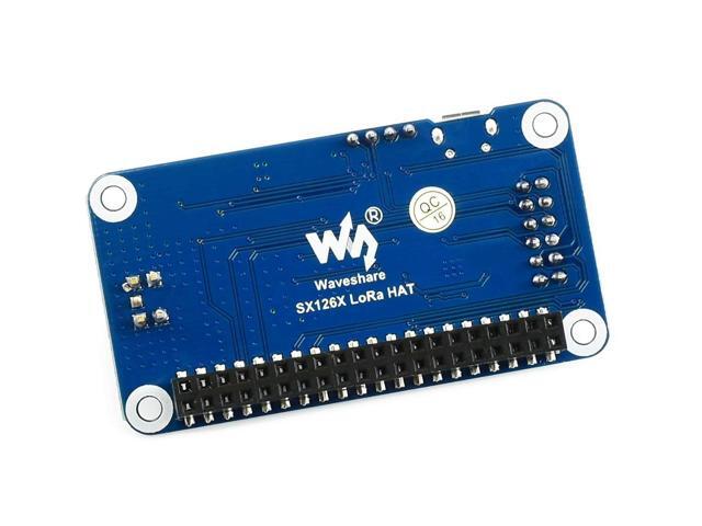 SX1262 LoRa HAT for Raspberry Pi Series Boards 915MHz Frequency Band,Support Data Transmission up to 5km,Wake on Radio,Wireless Config, Carrier...