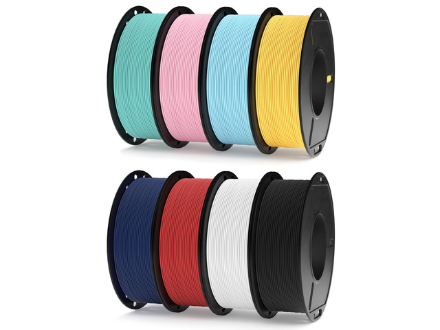 ELEGOO Matte PLA 3D Printer Filament Bundle 1.75mm 8 Colors 8 * 250g 1.75mm Dime