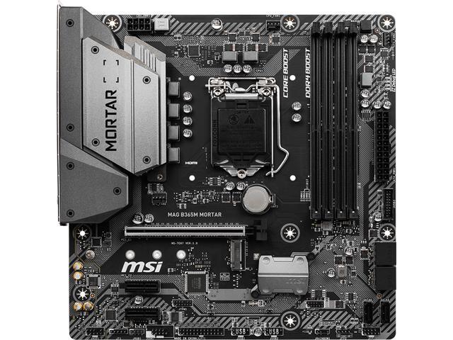 MSI MAG B365M MORTAR LGA 1151 Micro ATX Intel Motherboard