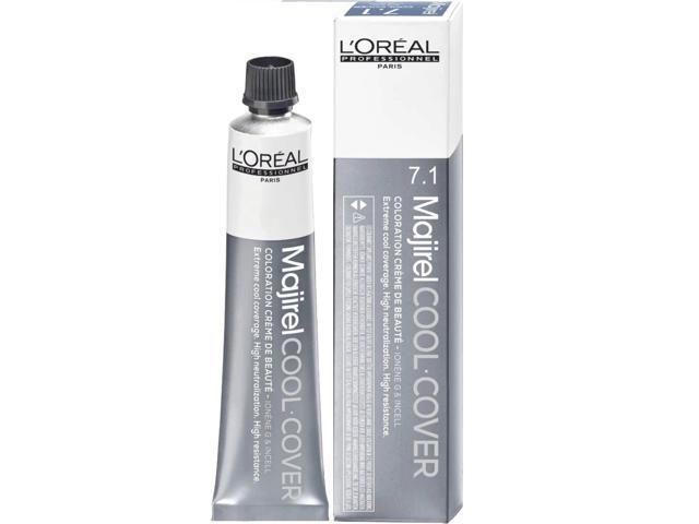 Loreal Professionnel Paris Majirel Cool Cover 7/7N Natural Blonde Ionene G Incell Permanent Hair Color 1.7oz 50ml