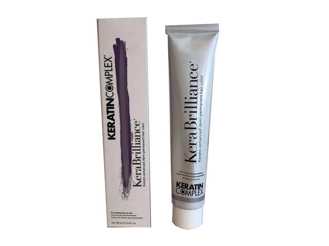 Keratin Complex KeraBrilliance Keratin-Enhanced Demi-Permanent Hair Color 9.23/9VG Lightest Violet Golden Blonde 3.4oz 100ml