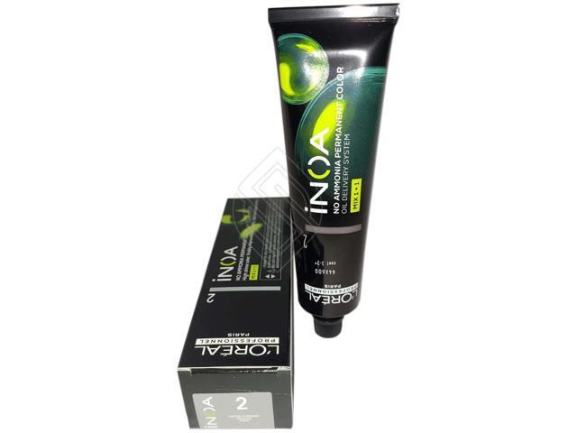 Loreal Professionnel Paris Inoa #2 Darkest Brown No Ammonia Permanent Hair Color 2.1oz 60g