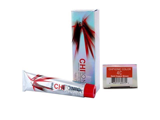 Farouk CHI Ionic Permanent Shine Color 4C Copper Brown 3oz