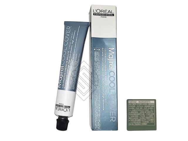 Loreal Professionnel Paris Majirel Cool Cover #9.3 Light Blonde Gold Ionene G Incell Permanent Hair Color Euro=9.3/9G 1.7oz 50ml