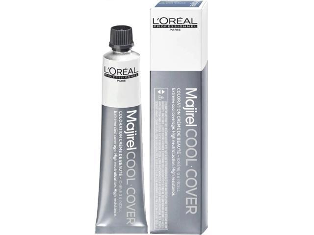 Loreal Professionnel Paris Majirel Cool Cover 9.1/9B Very Light Ash Blonde Ionene G Incell Permanent Hair Color 1.7oz 50ml