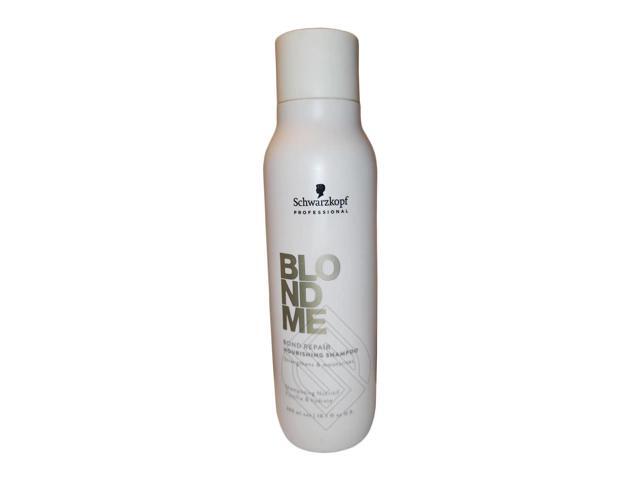 Schwarzkopf BlondMe Bond Repair Nourishing Shampoo Strenghens And Moisturizes 10.1oz 300ml