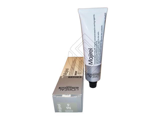 Loreal Professionnel Paris Majirel 9/9N Lightest Natural Blonde Ionene G Incell Permanent Hair Color 2oz 60ml