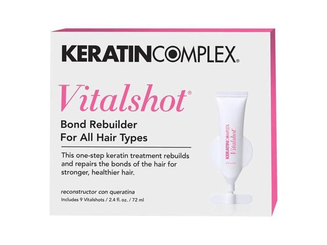 Keratin Complex Bond Rebuilder Vitalshot For All Hair Types 9x2.4oz