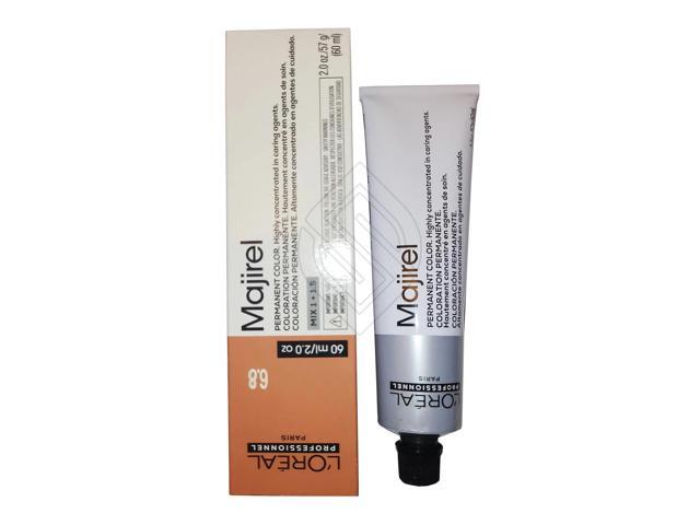 Loreal Professionnel Paris Majirel 6.8/6M Dark Blonde Mocha Permanent Hair Color 2oz 60ml
