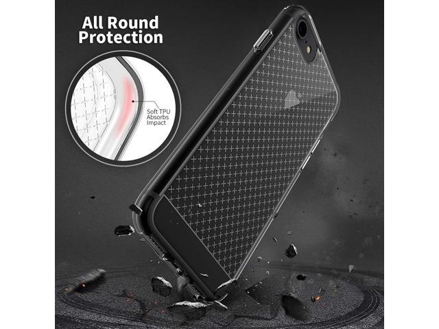 CellEver Clear Case For Apple iPhone 7/ iPhone 8 / and iPhone SE 2020, Heavy Duty Clear Guard Shock-Absorbing Anti-Scratch Anti-Fingerprint...