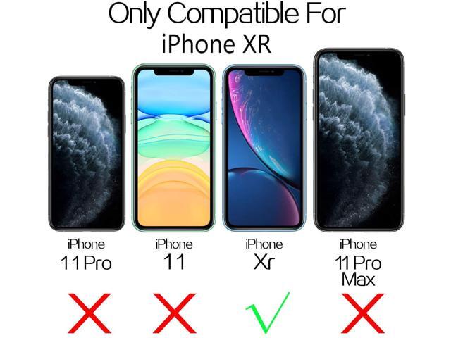 CellEver Clear Case For Apple iPhone XR, Heavy Duty Clear Guard Shock-Absorbing Anti-Scratch Anti-Fingerprint Anti-Fog Transparent Cover - X-Clear