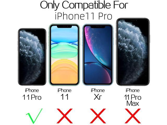 CellEver Clear Case For Apple iPhone 11 Pro, Heavy Duty Clear Guard Shock-Absorbing Anti-Scratch Anti-Fingerprint Anti-Fog Transparent Cover - X-Clear