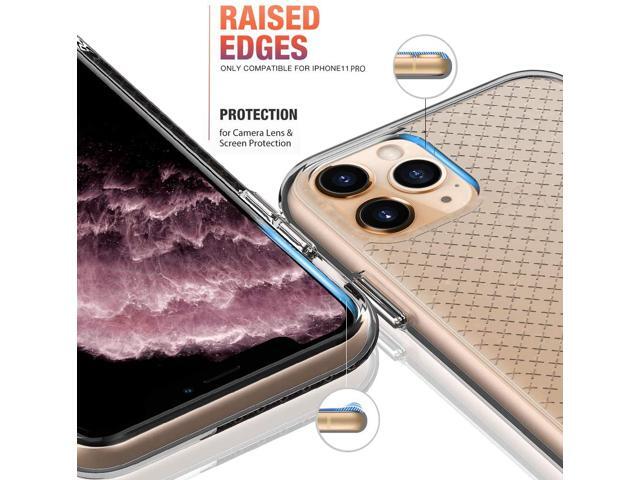 CellEver Clear Case For Apple iPhone 11 Pro, Heavy Duty Clear Guard Shock-Absorbing Anti-Scratch Anti-Fingerprint Anti-Fog Transparent Cover - X-Clear