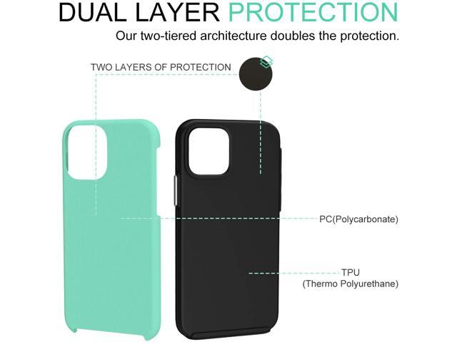 CellEver iPhone 12 Case and iPhone 12 Pro Case, Dual Guard Durable Shock-Absorbing Scratch-Resistant Dual-Layer Drop Protection Cover Designed for...