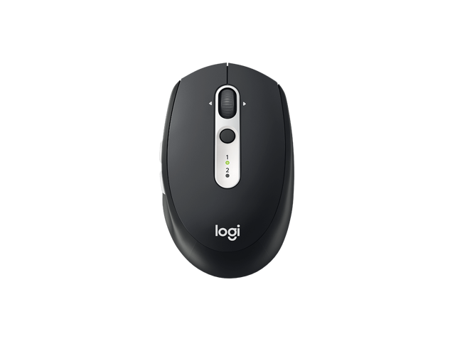 CESMFG Logitech Wireless Mouse M590 Multi-Device Silent with FLOW cross-computer control and file sharing for PC and Mac - Black