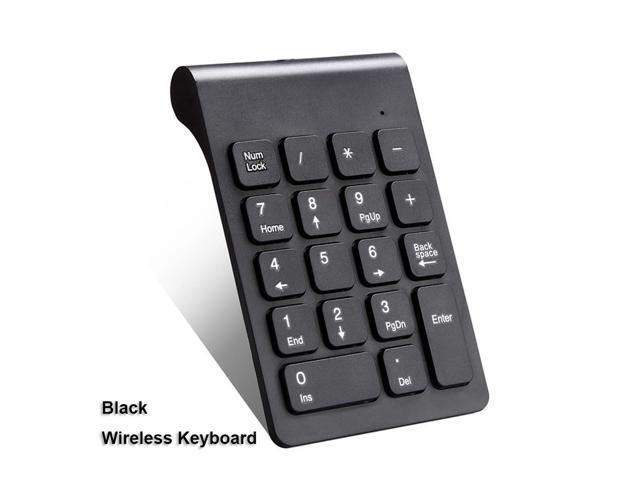 Zgeer 2.4G Mini Ultra-Thin Wireless 18 Keys Number Pad Numeric Keypad Digital Keyboard