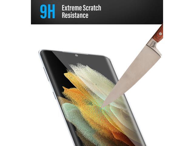 Teckroot Galaxy S21 Ultra Screen Protector Tempered Glass Full Coverage Screen Guard ( FingerPrint Not Compatible )Scratch Resistant Edge...