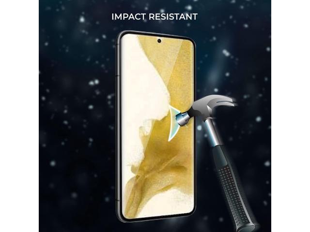 Teckroot Screen Protector For Samsung Galaxy S22 Plus Glastic Support Fingerprint Unlock, Case Friendly Full Glue Full Coverage Screen...