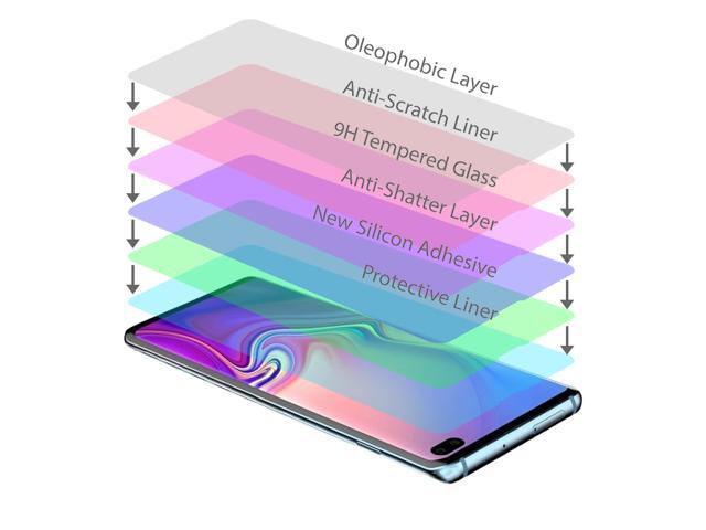 TeckRoot Galaxy S10 Plus Screen Protector Tempered Glass Full Coverage Screen Guard Scratch Resistant Edge Protection for Samsung Galaxy s10...