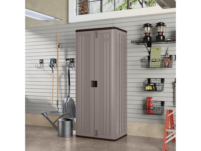SUNCAST BMC7200 Shelving Storage Cabinet, 72 in H, 30 in W, 20-1/4 in D,