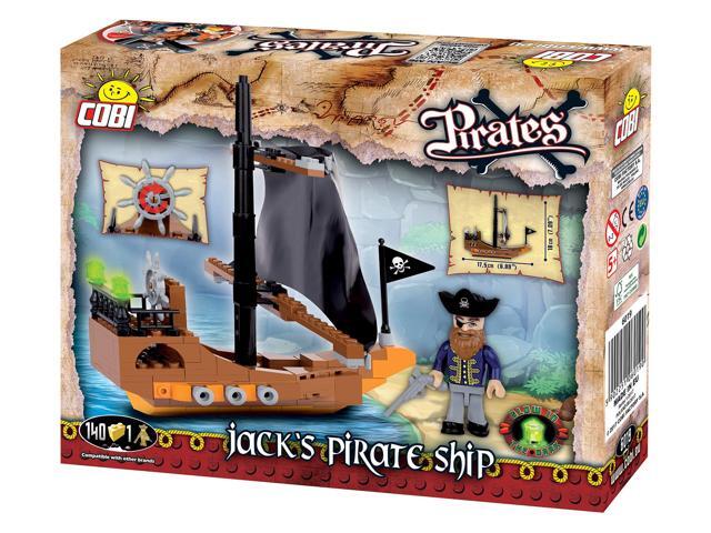 COBI Pirates - Jack's Pirate Ship Building Block Kit # 6019