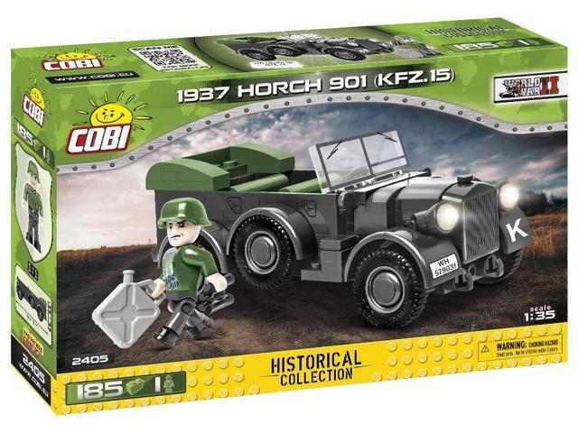 COBI Historical Collection German 1937 Horch 901 (Kfz.15) Off-Road Car Model Building Block Set #2405
